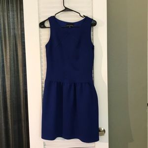 Sheath dress with pockets-beautiful blue color